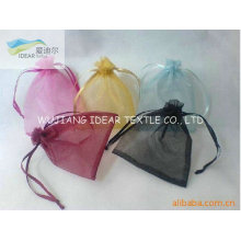 couleurs vives Polyester Organza pour gaze sac léger